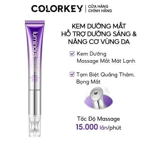 Kem Dưỡng Mắt Colorkey Hỗ Trợ Dưỡng Sáng & Nâng Cơ Vùng Da Mắt Luminous Ginseng Brightening & Uplifting Eye Cream 20ml