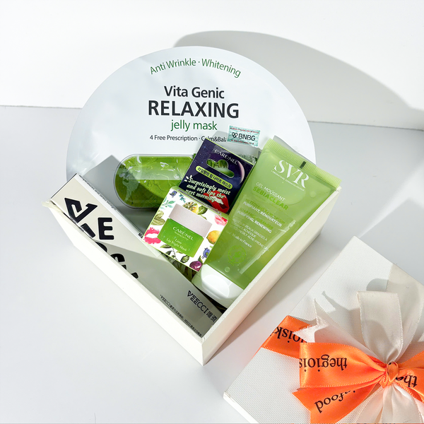  [HỘP QUÀ YÊU THƯƠNG] Sữa Rửa Mặt SVR Sebiaclear Gel Moussant + Mặt Nạ Ngủ Môi Carenel Lip Night Mask + Mặt Nạ Miếng BNBG + Bút Kẻ Mắt VEECCI Vivid Color Eyeliner Pen 