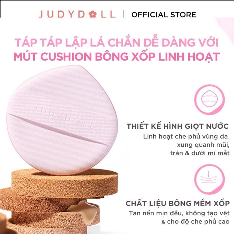 Phấn Nước Judydoll Mịn Lì, Che Phủ Cao Fresh Matte Cushion SPF50+ PA+++ 12.5g