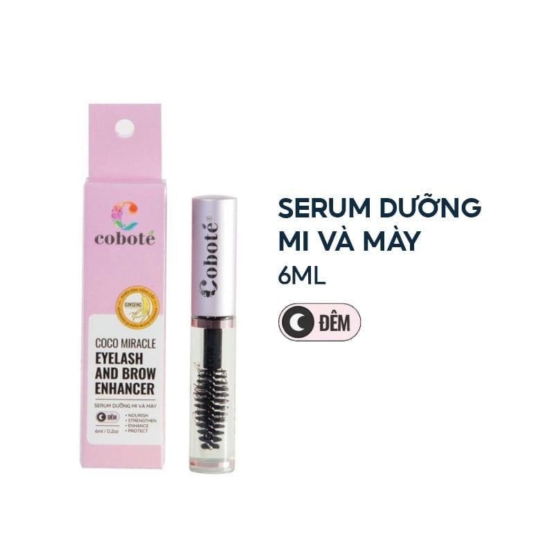 Serum Dưỡng Mi COBOTÉ Mi Dài, Dày Coco Miracle Eyelash & Brow Enhancer