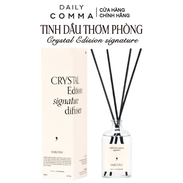  Tinh Dầu, Chế Phẩm Thơm Phòng Daily Comma Crystal Edition Signature Diffuser 100ml 