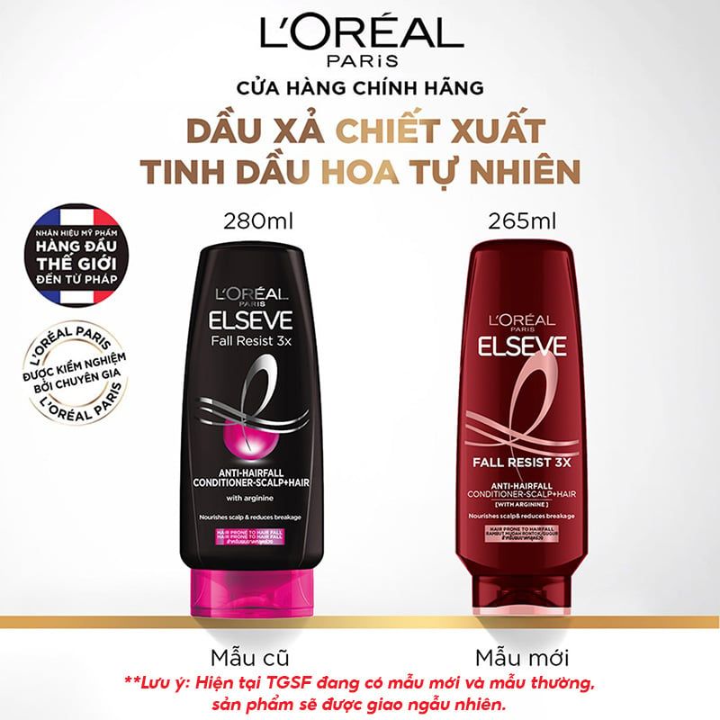 Dầu Xả Ngăn Tóc Gãy Rụng L'Oreal Elseve Fall Resist 3X Conditioner