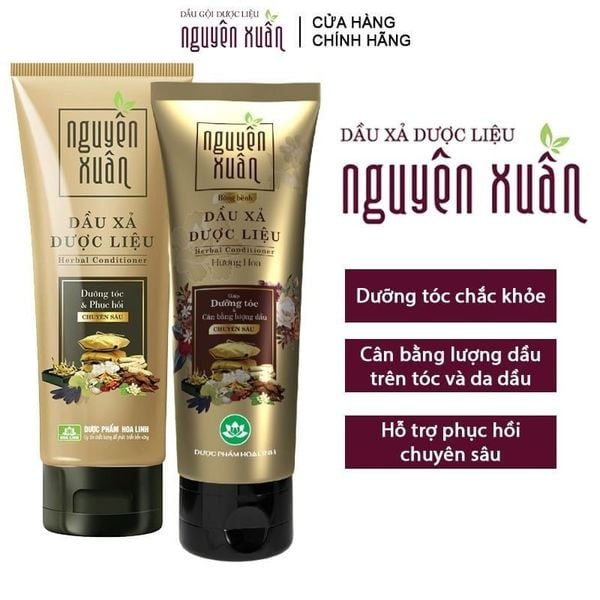  Dầu Xả Dược Liệu Nguyên Xuân Giúp Tóc Suôn Mượt, Bồng Bềnh Herbal Conditioner 