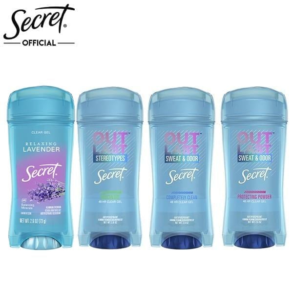  Gel Khử Mùi, Ngăn Tiết Mồ Hồi Secret 48Hr Clear Gel Anti-Perspirant 73g 