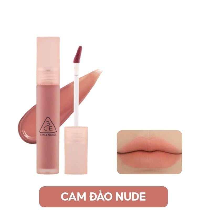 (TEST) Son Kem Lì 3CE Mịn Mượt Nhẹ Môi Blur Water Tint 4.6g