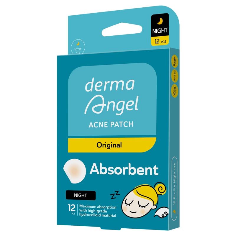Miếng Dán Mụn Dùng Cho Ngày Và Đêm Derma Angel Acne Patch Original