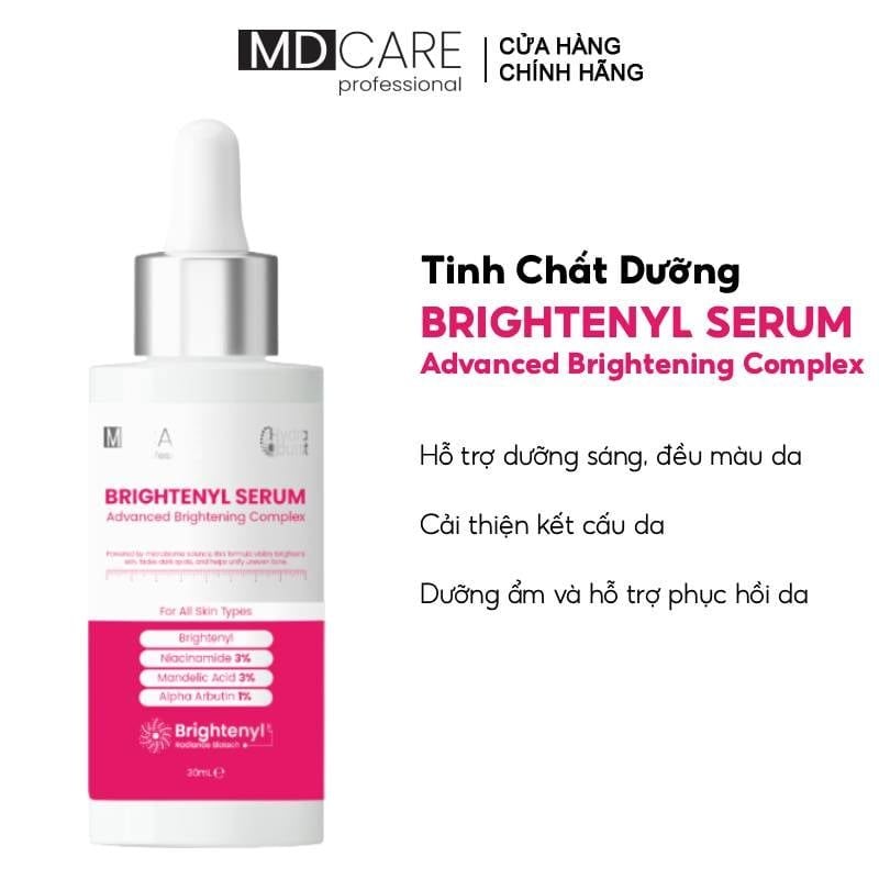 Serum Hỗ Trợ Dưỡng Sáng Da MD CARE Professional Brightenyl Serum Advanced Brightening Complex 30ml