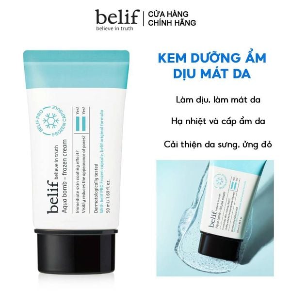  Kem Dưỡng Ẩm Belif Dịu Mát Da Aqua Bomb - Frozen Cream 50ml 