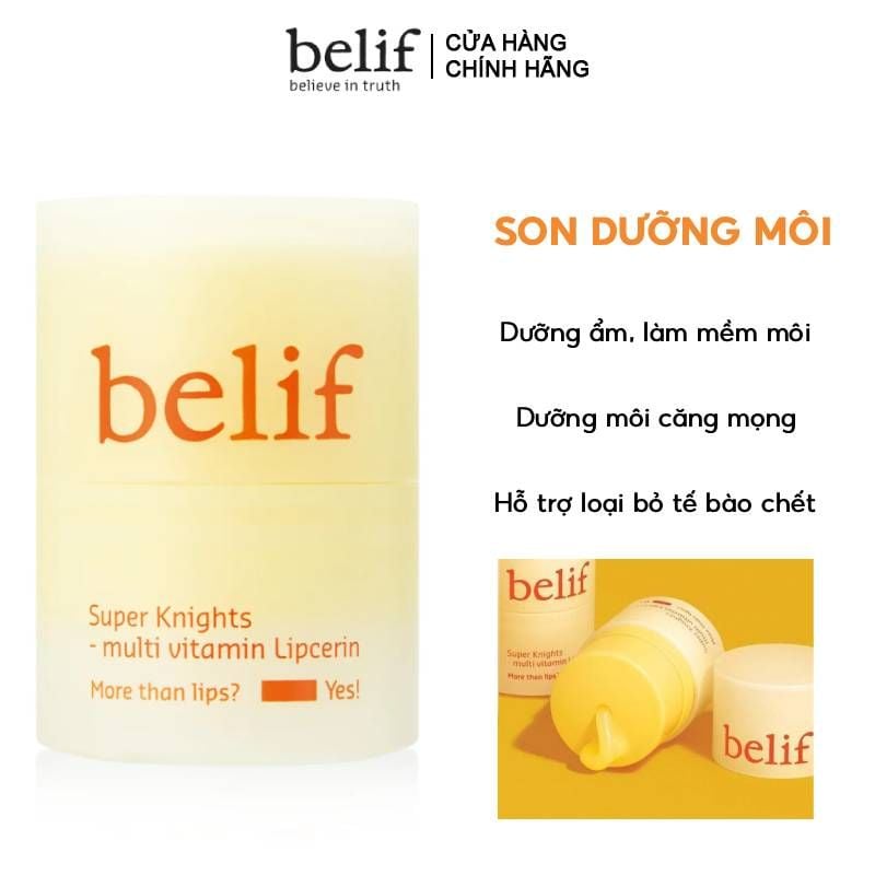 Son Dưỡng Môi Belif Super Knights Multi-Vitamin Lipcerin 15ml