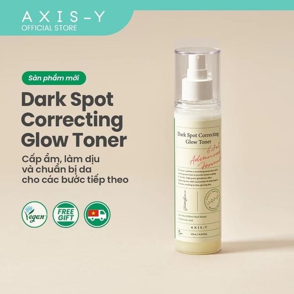  Nước Cân Bằng Hỗ Trợ Dưỡng Sáng, Mờ Thâm Axis-Y Dark Spot Correcting Glow Toner 125ml 