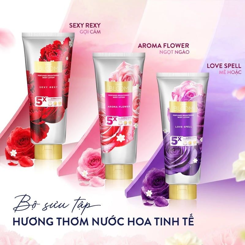 Sữa Dưỡng Thể Cindy Bloom Hỗ Trợ Sáng Da Hương Nước Hoa 300g