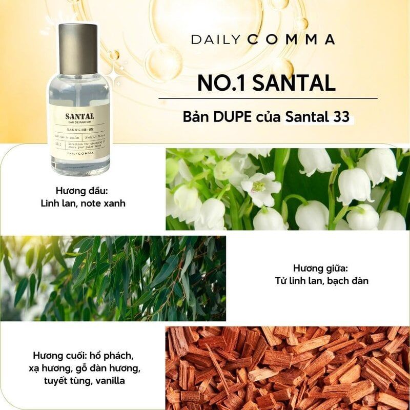 Nước Hoa Daily Comma Most Eau De Parfum 30ml