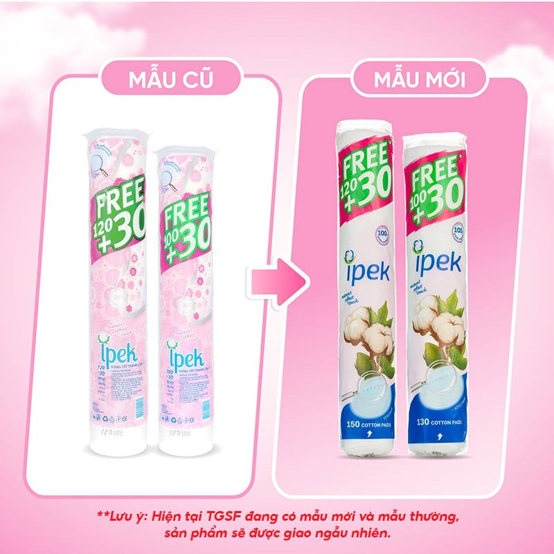 Bông Tẩy Trang Cotton Thổ Nhĩ Kỳ Ipek Klasik Cotton Pads