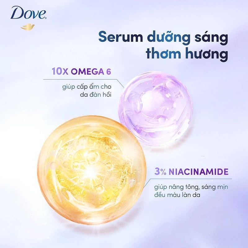 Serum Khử Mùi Dove Dưỡng Sáng Deodorant Dry Serum Collagen 40ml