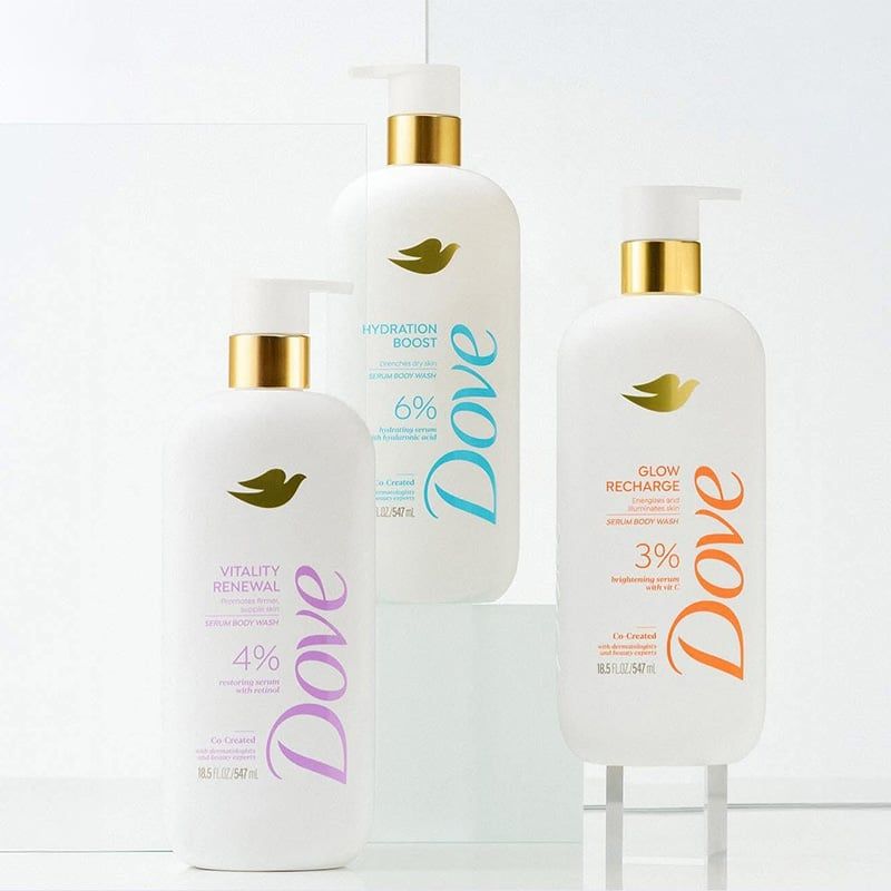 Sữa Tắm Dưỡng Da Chuyên Sâu Dove Serum Body Wash 547ml