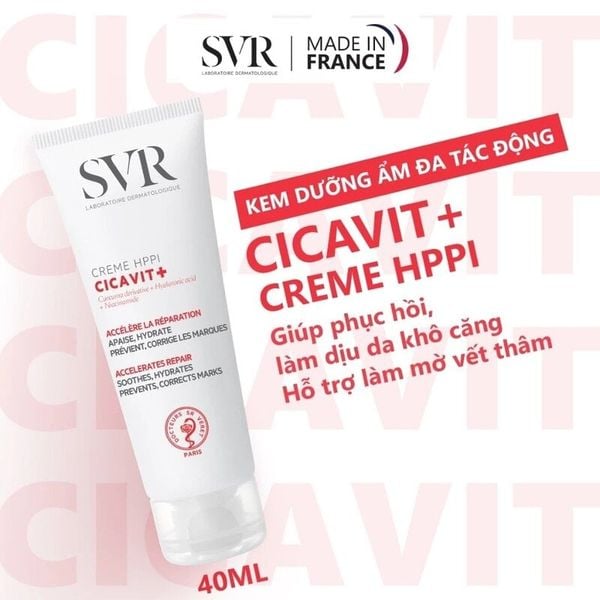  Kem Dưỡng SVR Làm Dịu, Hỗ Trợ Phục Hồi, Mờ Thâm Cicavit+ Creme HPPI 40ml 