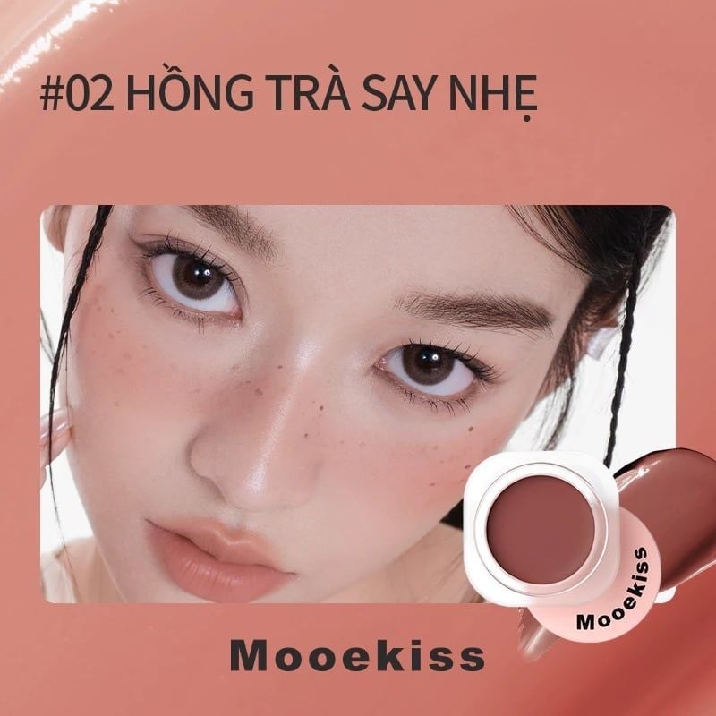 Má Hồng Kem Mooekiss Căng Bóng Tự Nhiên Romantic Diverse Colors Blush 5g