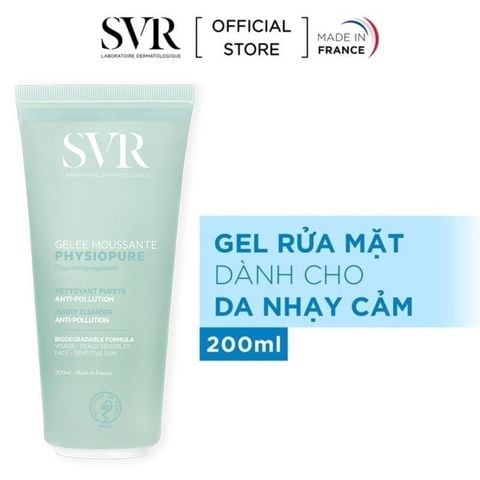 Sữa Rửa Mặt SVR Dạng Gel Dành Cho Da Nhạy Cảm Physiopure Gelée Moussante