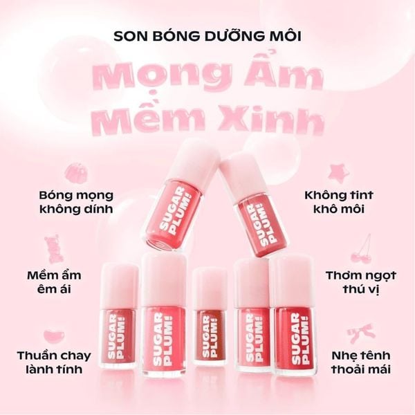  Son Bóng Dưỡng Môi SUGARPLUM Delish Lip Oil 3.4g 