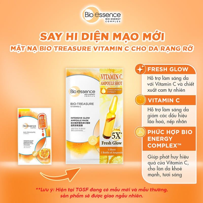 Mặt Nạ Bio-essence Dưỡng Da Ẩm Mượt Bio-Treasure Mask 20ml