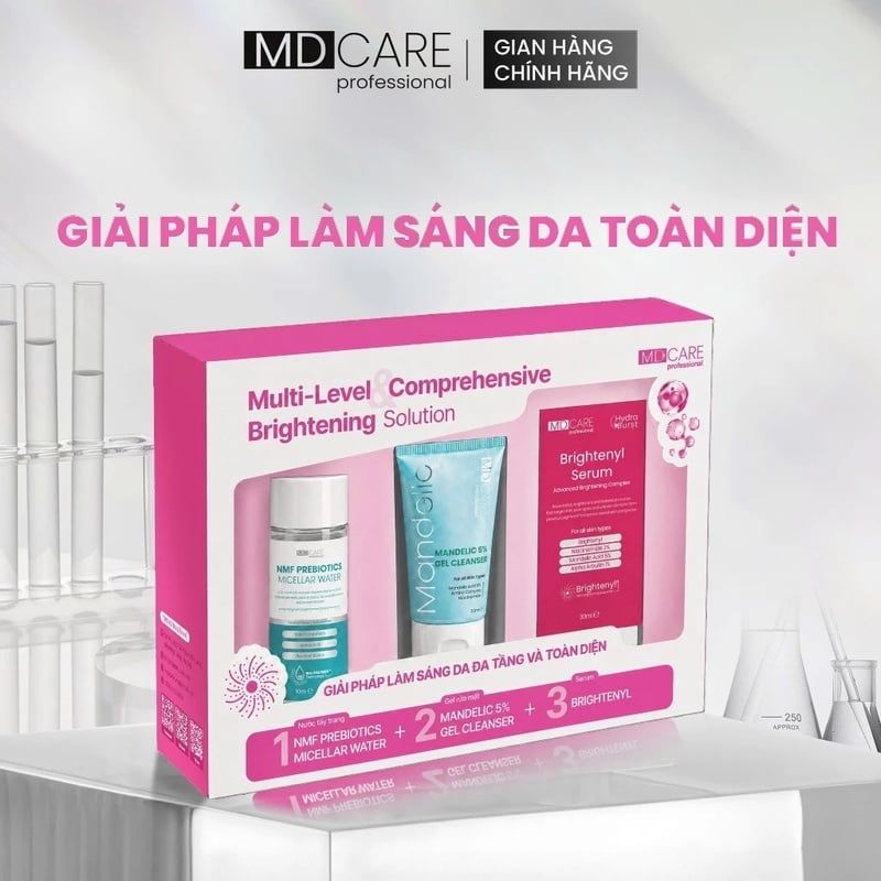 Serum MD CARE Professional Hỗ Trợ Dưỡng Sáng Da Brightenyl Serum Advanced Brightening Complex 30ml
