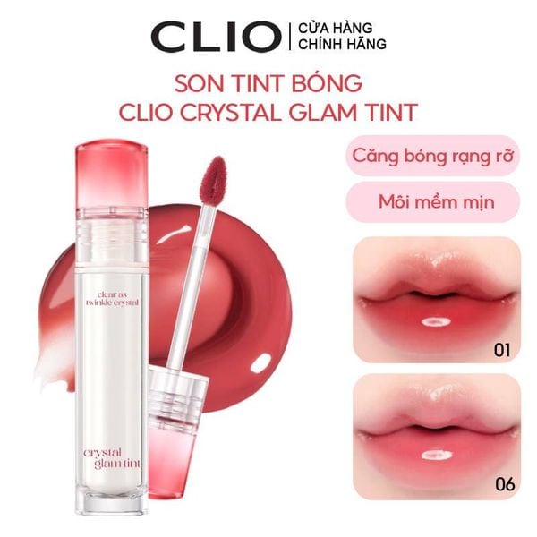  Son Tint Bóng Clio Crystal Glam Tint 3.4g 