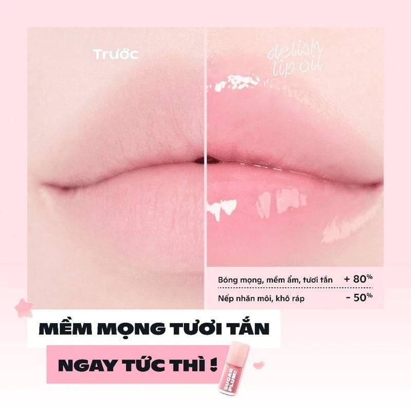 Son Bóng Dưỡng Môi SUGARPLUM Delish Lip Oil 3.4g