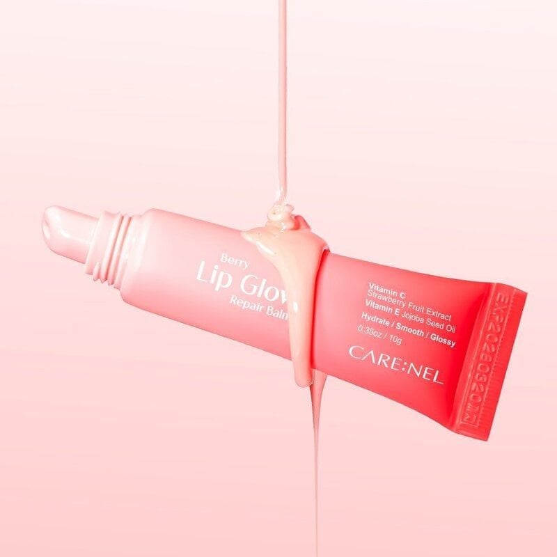 Son Dưỡng Carenel Hồng Môi Hương Dâu Berry Lip Glow Repair Balm 10g #Berry