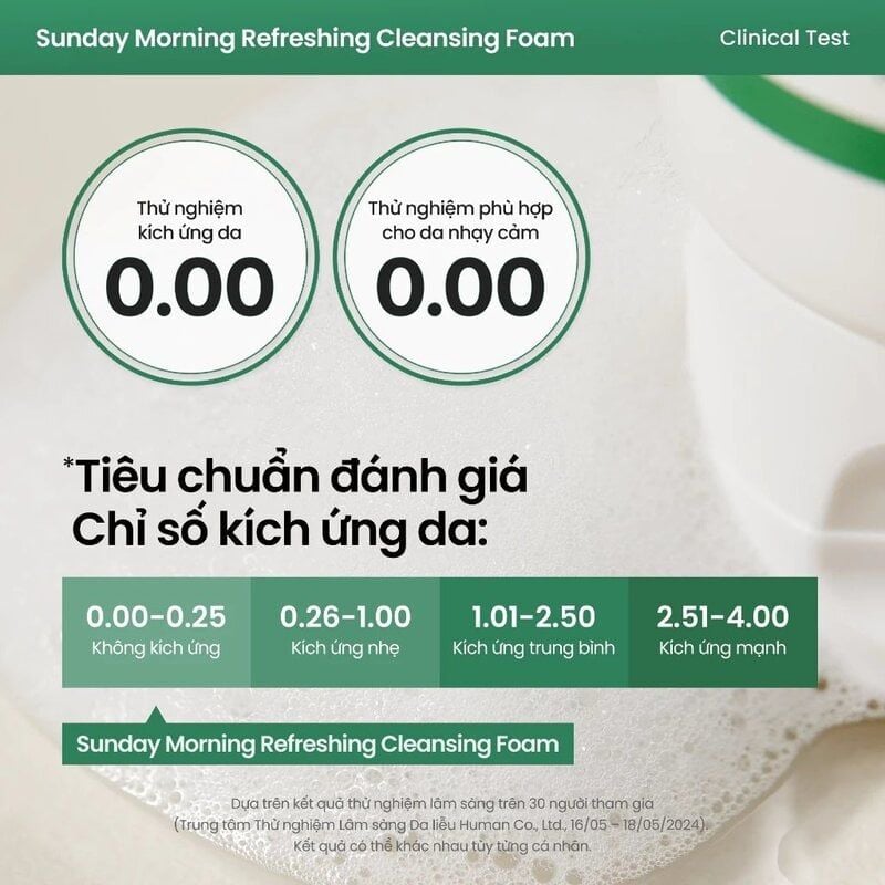 Sữa Rửa Mặt Axis-Y Dịu Nhẹ Sunday Morning Refreshing Cleansing Foam 120ml