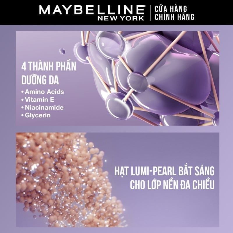 (TEST) Kem Nền Bắt Sáng, Che Phủ Cao, Siêu Nhẹ Mặt Maybelline Super Stay Up To 30H Lumi Matte Foundation 35ml