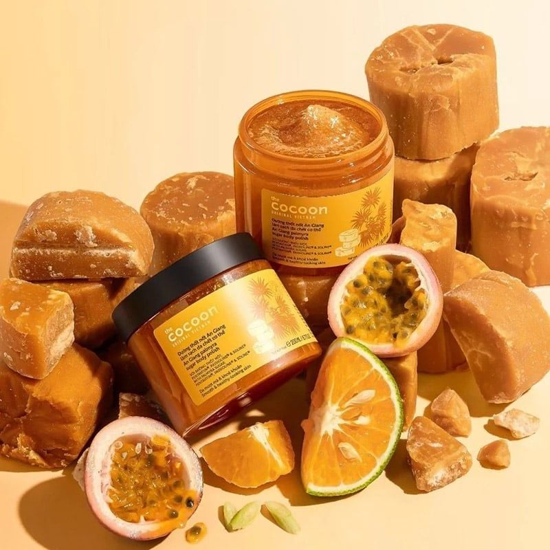 Tẩy Da Chết Body Cocoon Đường Thốt Nốt An Giang Palmyra Sugar Body Polish 200ml