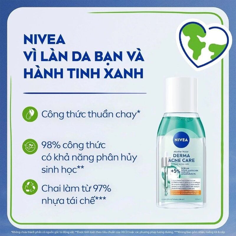 Nước Tẩy Trang Nivea Micellar Water 400ml
