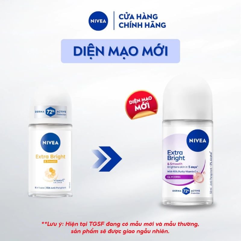Lăn Khử Mùi Nivea Ngọc Trai Anti-Perspirant Roll On