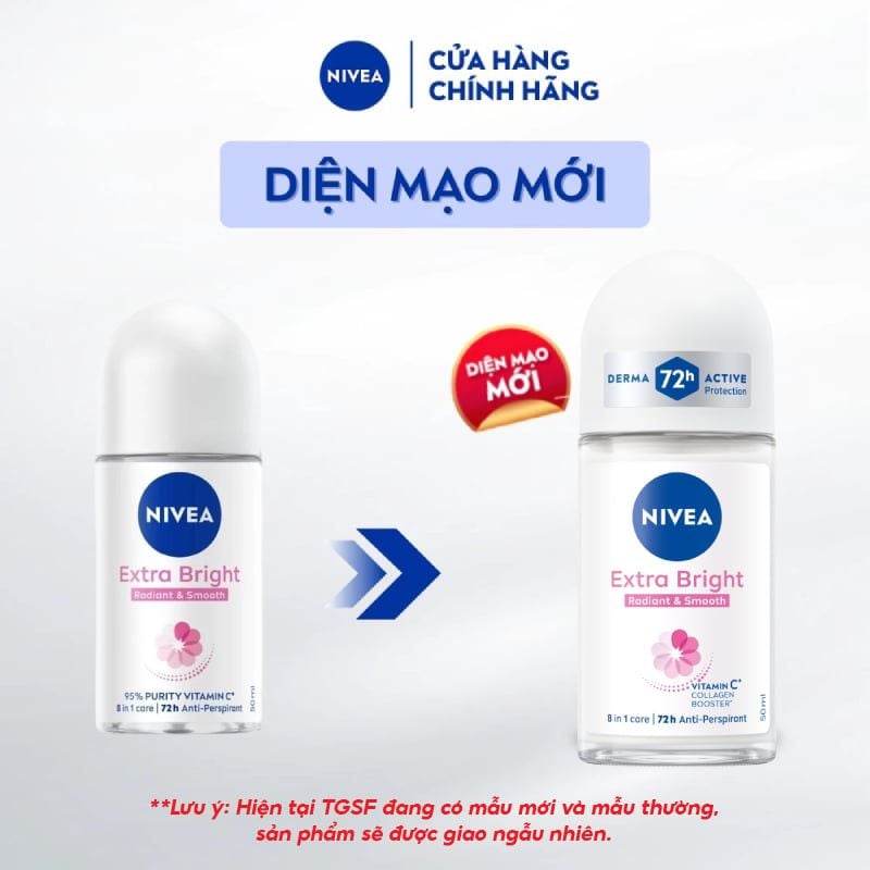 Lăn Khử Mùi Nivea Ngọc Trai Anti-Perspirant Roll On