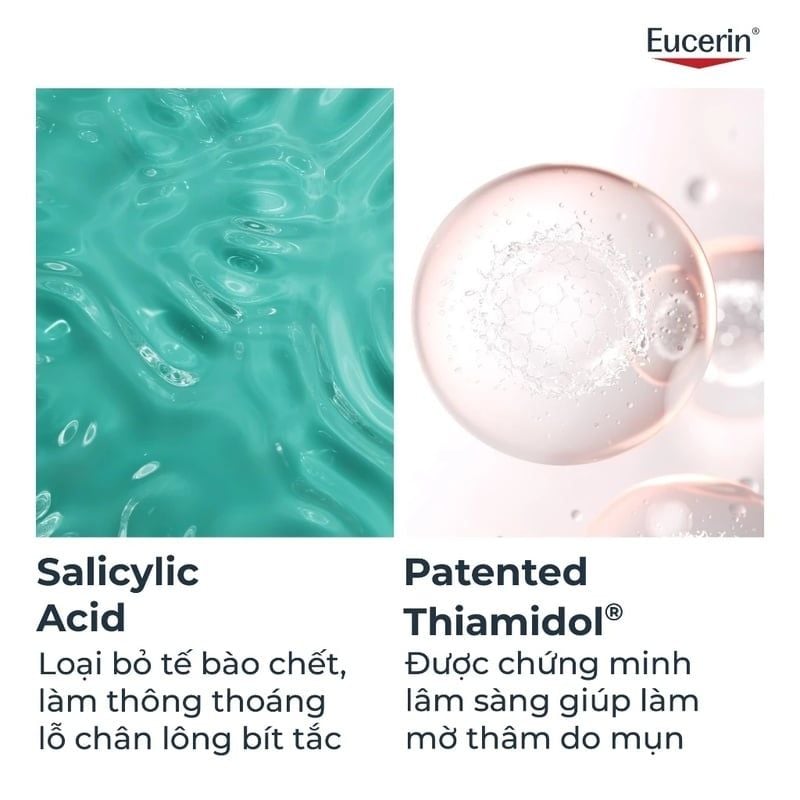 Kem Dưỡng Thể Eucerin Cho Da Mụn Thâm, Hỗ Trợ Mờ Thâm Mụn, Dưỡng Ẩm Dermopure Clinical Correcting Body Care 200ml