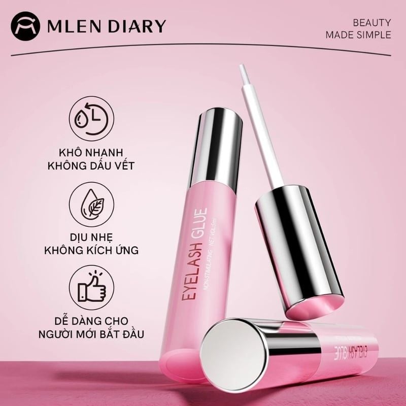 Keo Dán Mi Giả Chuyên Dụng Mlen Diary Eyelashe Special Glue 4g