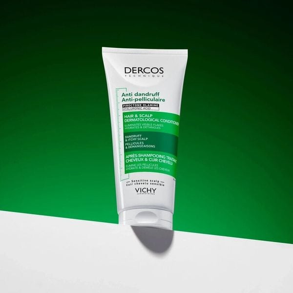  Dầu Xả Vichy Làm Sạch Gàu, Hỗ Trợ Giảm Ngứa, Dưỡng Ẩm Cho Tóc & Da Đầu Laboratoires Dercos Technique Anti Dandruff Hair & Scalp Dermatological Conditioner 200ml 