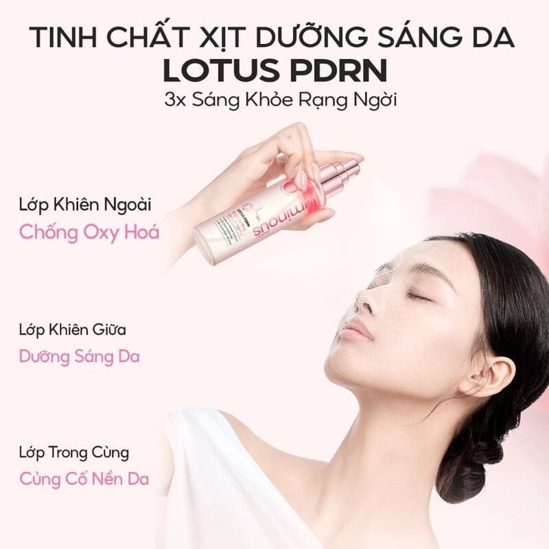 Serum Xịt Dưỡng Hỗ Trợ Sáng Da Colorkey Luminous Lotus Pdrn Brightening Serum Spray