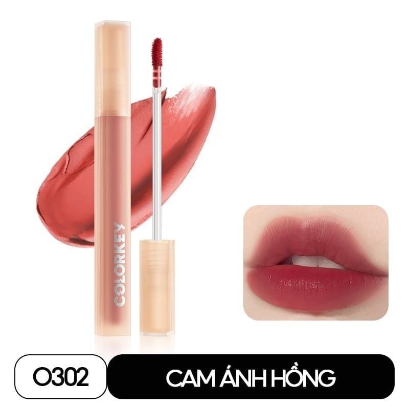 [New] Son Kem Lì Colorkey Siêu Mịn Môi Soft Matte Water Tint 2.5g