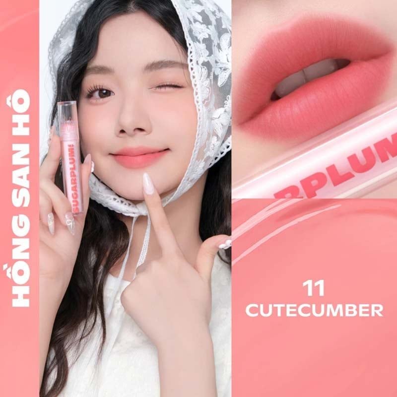 [SUGARPLUM BY OFÉLIA] Son Tint Lì Thuần Chay Siêu Nhẹ Môi OFÉLIA Sugarplum MistyNow Blurring Tint 3.8g