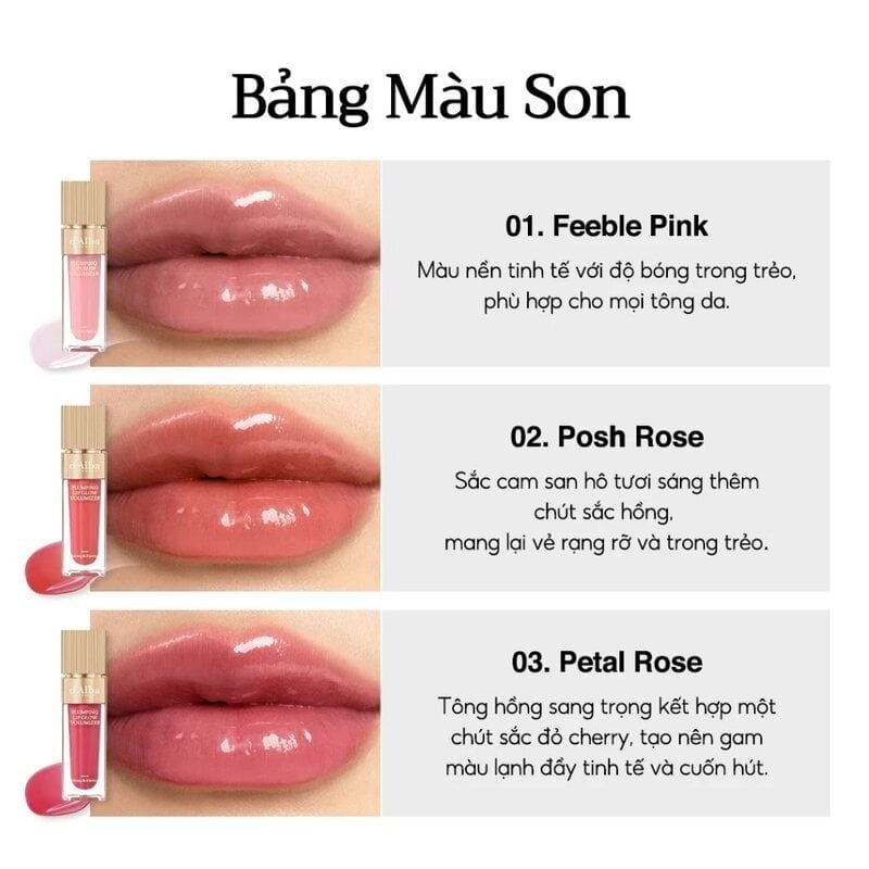 Son Bóng d'Alba Làm Đầy Môi Căng Mọng Plumping Lip Glow Mood Volumizer 5ml