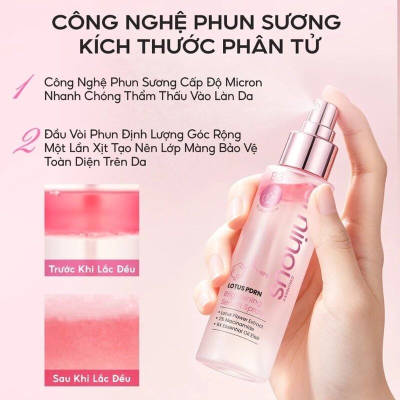 Serum Xịt Dưỡng Hỗ Trợ Sáng Da Colorkey Luminous Lotus Pdrn Brightening Serum Spray
