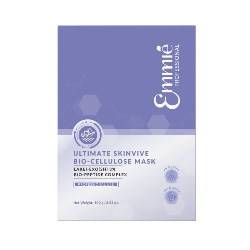 Mặt Nạ Phôi Dừa Emmié by Happyskin Hỗ Trợ Phục Hồi, Dưỡng Mịn Da Ultimate Skinvive Biocellulose Mask (hộp 4 miếng x 25g)