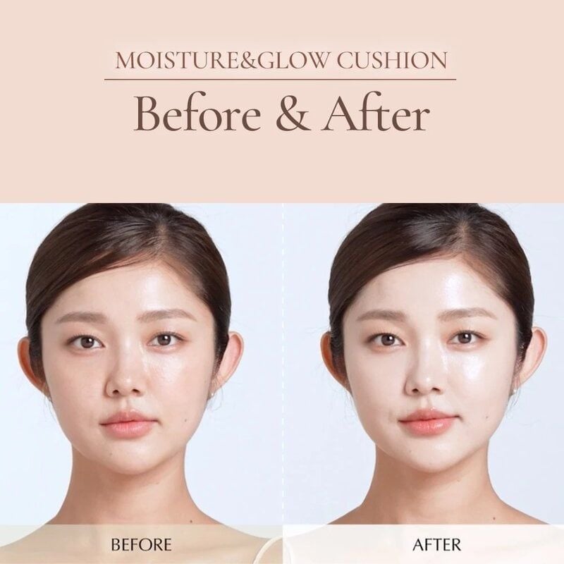 Phấn Nước Luvum Cấp Ẩm Căng Bóng Da Moisture Glow Cushion SPF50+ PA+++ 15g