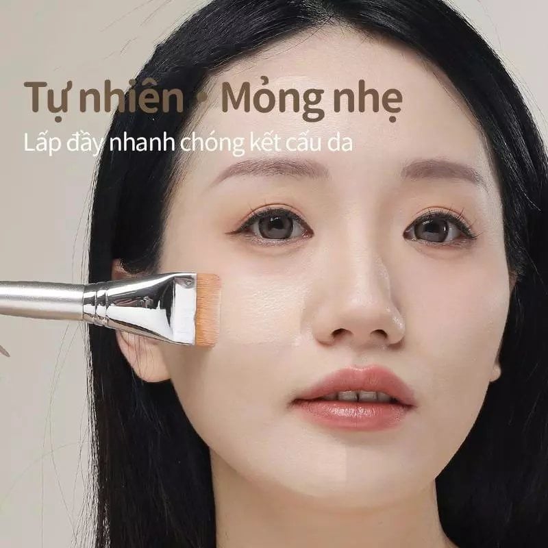 Cọ Tán Nền Đầu Dẹt Guoxiaoniu Rose Gold #370 Foundation Brush