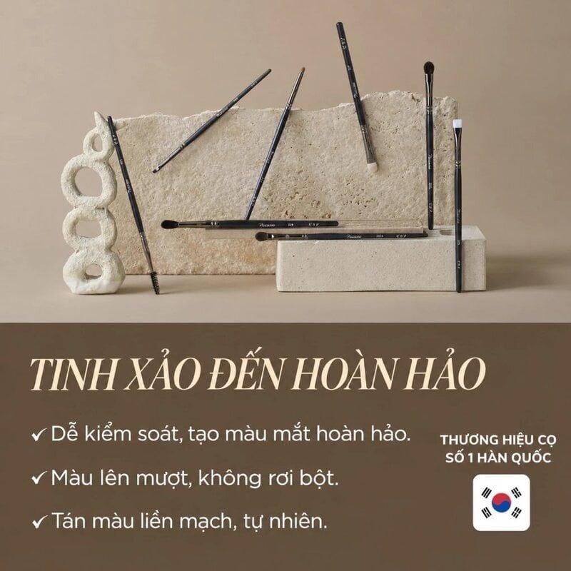 Cọ Che Khuyết Điểm Đầu Tròn Piccasso #270 Concealer Brush