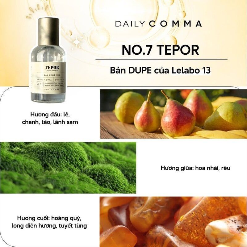 Nước Hoa Daily Comma Most Eau De Parfum 30ml