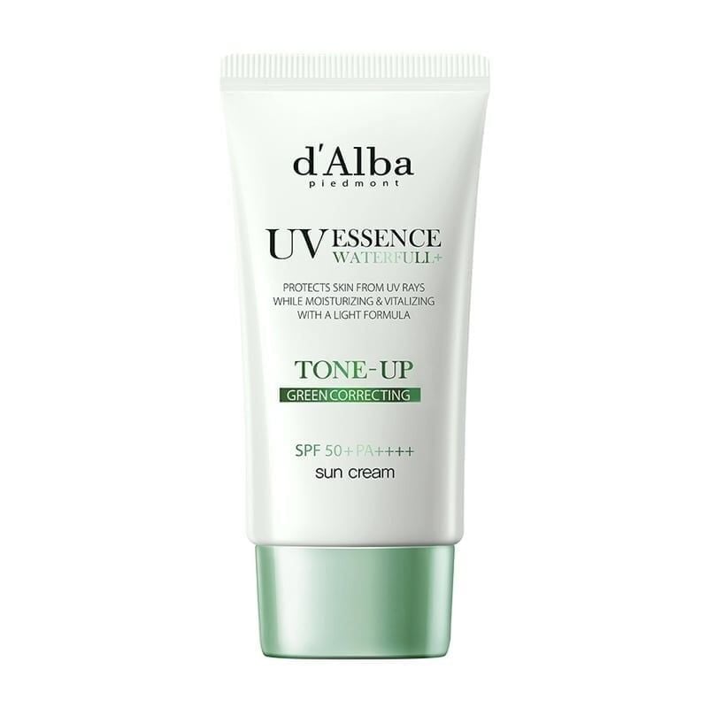 Kem Chống Nắng D'Alba Nâng Tông, Cân Bằng Sắc Đỏ Clean Tea Tree Liposome Tone-Up Sun Cream _Green SPF50+ PA++++ 50ml