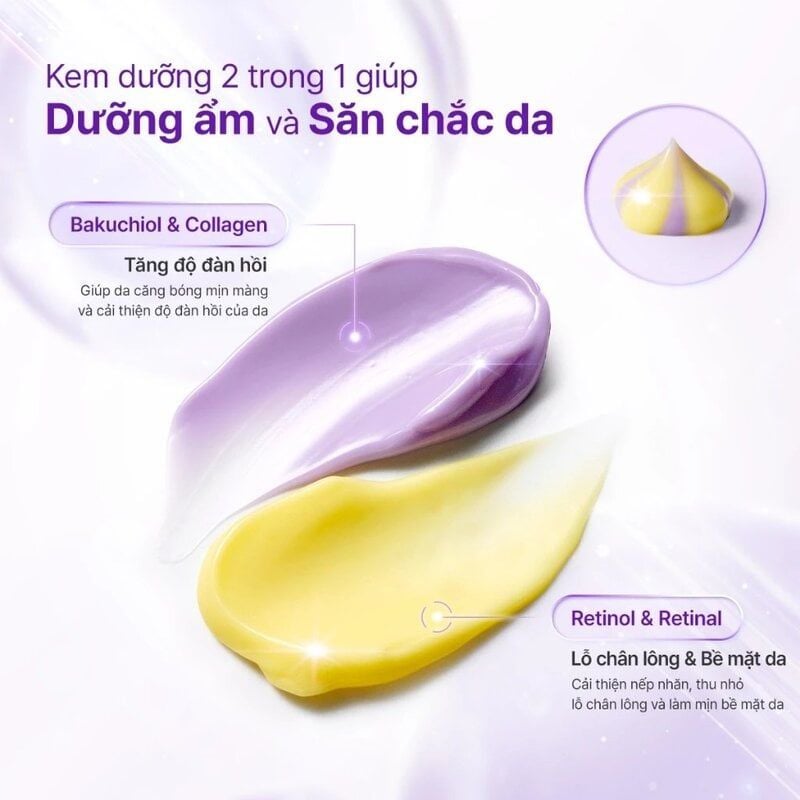 Kem Dưỡng Some By Mi Retinol Bakuchiol Dual Cream 50ml