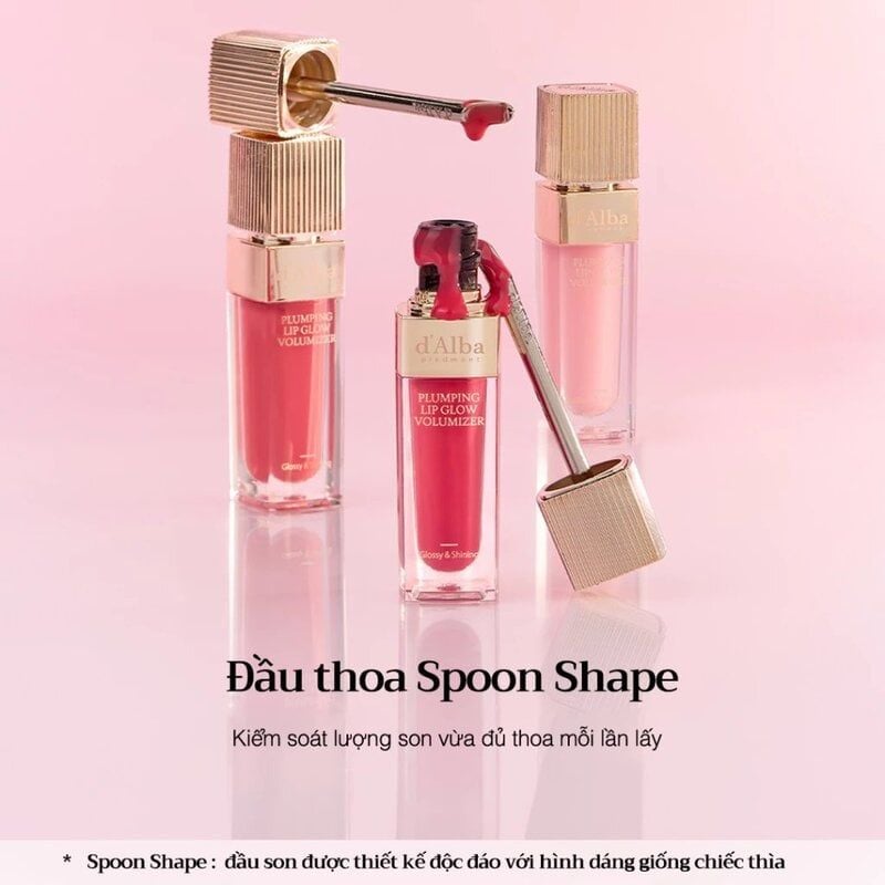 Son Bóng d'Alba Làm Đầy Môi Căng Mọng Plumping Lip Glow Mood Volumizer 5ml